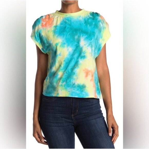 NWT AFRM Jorja Tie Dye Top - Size: Medium - Picture 1 of 6